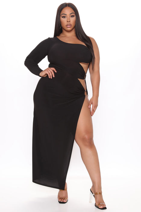 Oh My My Cut Out Maxi Dress - Black ...